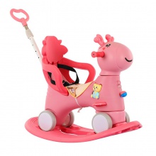 木马儿童摇摇马三合一大号婴儿摇摇车二合一溜溜车男女宝宝学步车
