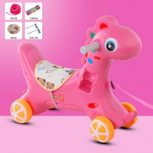 摇马木马儿童摇马组合二合一宝宝周岁礼物大号加厚1-6岁摇椅木马