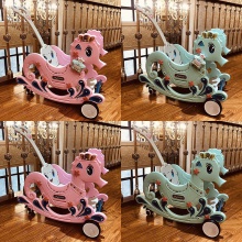 木马儿童摇马宝宝一周岁生日礼物玩具摇摇车两用婴儿摇椅摇摇马