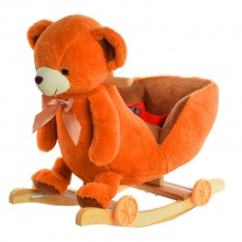 两用摇马木马宝宝摇摇车儿童玩具两用溜溜车毛绒摇椅生日周岁礼物