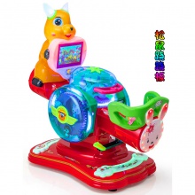 新款儿童投币扫码款MP5跷跷板双人座商用电动摇摇乐电玩