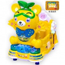 新款儿童投币扫码款MP5跷跷板双人座商用电动摇摇乐电玩