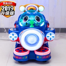 扫码新款儿童电动投币摇摇车雷霆飞机MP3叮当飞机摇摆机共享摇摇