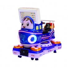 扫码新款儿童电动投币MP5摩托车摇摆机3D互动家用商用场地摇摇车