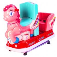 新款儿童电动投币MP5双人座小汽车摇摇车英伦火车摇摆机