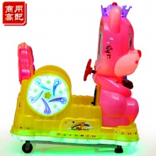 新款儿童电动投币七彩商用MP3摇摇车松鼠摇摆机带音乐摇摇车