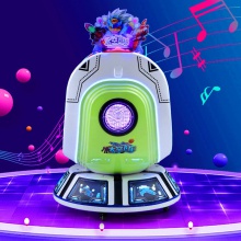 2022新款太空飞车儿童投币4D互动模拟旋转升降游艺机小孩电动玩具
