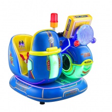 新款儿童投币式摇摇车双人摩托亲子座商用扫码支付超市门口摇摆机