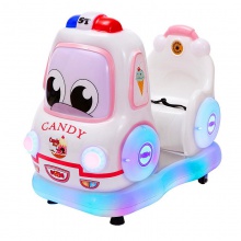 新款儿童电动投币3D老爷车摇摆机商用MP5摇摇车扫码共享摇摇