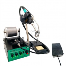 批发全电动脚踏式焊锡机送锡焊台出锡电烙铁万向点焊机