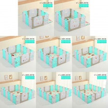 儿童游戏围栏婴儿爬行学步安全护栏室内户外游乐场幼儿园滑梯组合