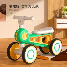 儿童平衡车1一3岁宝宝学步车无脚踏2岁女男孩小童滑行四轮溜溜车