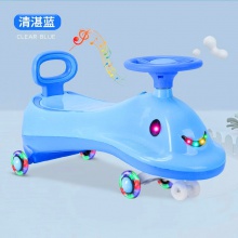 新款儿童扭扭车滑行车1-3-6岁男女宝宝可坐静音万向轮玩具溜溜车