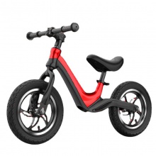 儿童平衡车滑行车镁合金无脚踏12/14寸宝宝两轮竞速滑步车一体轮