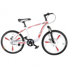 铝合金儿童山地车自行车学生车一体轮男孩女孩前后碟刹整车发货