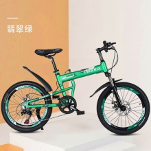 变速自行车折叠车20寸铝合金车架减震双碟刹男女休闲车运动车