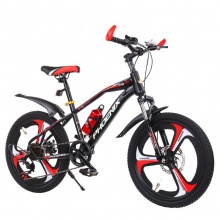 自行车山地车变速18/20/22寸男女学生车碟刹减震一体轮休闲车