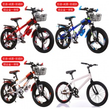 新款儿童变速山地自行车单18寸20寸22寸男女学生车 8-16岁9脚踏车