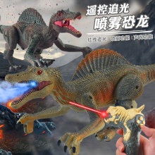 2.4G无线遥控迅猛龙电动声光喷雾下蛋恐龙玩具霸王龙模型儿童玩具