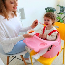 儿童座椅宝宝餐椅多功能可调节吃饭桌便携式婴幼儿餐桌可滑行椅子