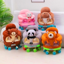 多功能婴幼儿滑轮安抚座椅宝宝学坐沙发练习坐靠背椅拆卸解放双手