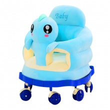 多功能婴幼儿滑轮安抚座椅宝宝学坐沙发练习坐靠背椅拆卸解放双手