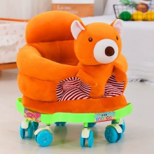 多功能婴幼儿滑轮安抚座椅宝宝学坐沙发练习坐靠背椅拆卸解放双手