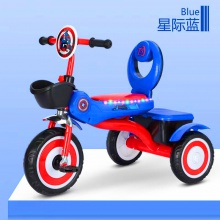 儿童三轮车音乐灯光2-6岁宝宝脚踏车手推车小孩童车自行车脚蹬车