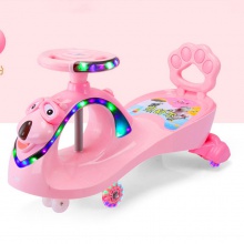 新款儿童扭扭车带音乐 灯光 滑行车1-6岁宝宝溜溜摇摆车玩具车