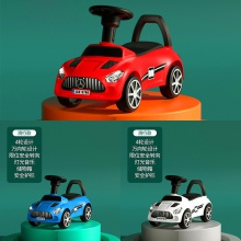 儿童电动车汽车四轮音乐灯光溜溜车童车3-6岁宝妈遛娃电动小汽车