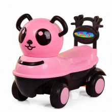 儿童滑行车四轮溜溜车宝宝带音乐扭扭车摇摆车卡通熊猫小黄鸭车