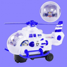 新款儿童电动灯光音乐飞机万向直升机男孩玩具车地摊玩具批发摆摊
