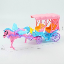 娃娃公主马车 梦幻仿真马车女孩过家家玩具女生礼物套装3+