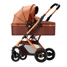 婴儿童四轮推车宝宝伞车可坐躺折叠轻便四季纱网避震刹车