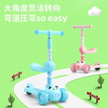 工厂批发儿童1-3-6-岁溜溜车小孩单脚宝宝折叠滑板车男女