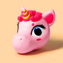 新款儿童滑板车配饰独角兽恐龙头防撞头套可爱小鳄鱼熊通用滑板车