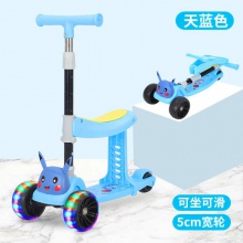 滑板车儿童2-6-8-12岁男女孩溜溜车折叠闪光音乐小孩三四轮滑滑车