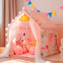 儿童帐篷室内游戏屋公主男女孩玩具屋小房子3-12岁分床神器