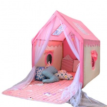 儿童帐篷游戏屋女孩公主玩具屋室内小房子宝宝睡觉分床礼物