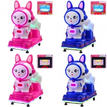 新款电动MP5摇摇车宝宝投币星际兔子摇摆机超市商用家用小孩玩具