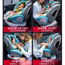 360度旋转ISOFIX硬接口儿童安全座椅汽车用宝宝婴儿便携式