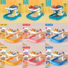 婴儿学步车防O型腿防侧翻宝宝儿童多功能助步车手推可坐厂家批发