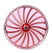 表演车一体铝轮自行车轮毂山地车碟刹铝轮童车铝镁合金轮毂