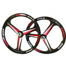 儿童自行车前后轮组12/1//22寸碟刹变速 一体轮车圈配件用品