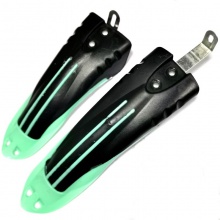 双色小飞鱼挡泥板12-18型自行车童车挡泥板快拆配件泥瓦泥除单车