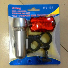 自行车骑行装备配件 迷你山地车前灯尾灯 山地车蝴蝶尾灯前灯套装