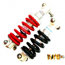 自行车避震器 折叠山地车减震大弹簧 中央车架后弹簧器配件批发