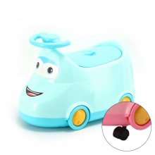 儿童坐便器男 抽屉式卡通汽车马桶 宝宝万向轮尿便盆婴幼儿座便器