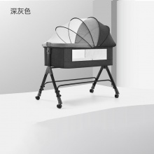DUO功能可折叠婴儿床可移动便携式新生儿摇篮床欧式宝宝床拼接大床