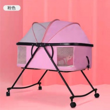 可移动折叠婴儿床儿新生多功能bb床便携摇篮床护理宝宝床拼接大床